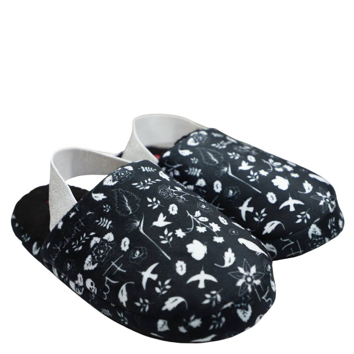 CELEBRITY ICONS - Pantufla Mujer Iconos Negro Frida Kahlo