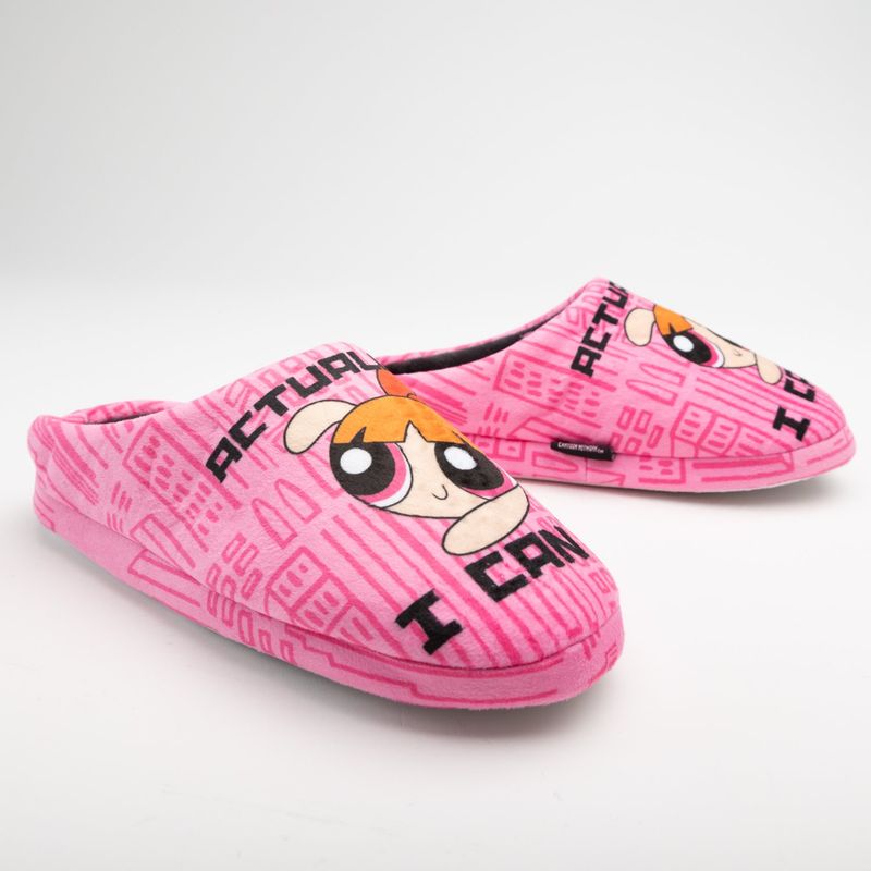 CARTOON NETWORK - Pantufla Mujer Bombón I Rosado Las Chicas Superpoderosas