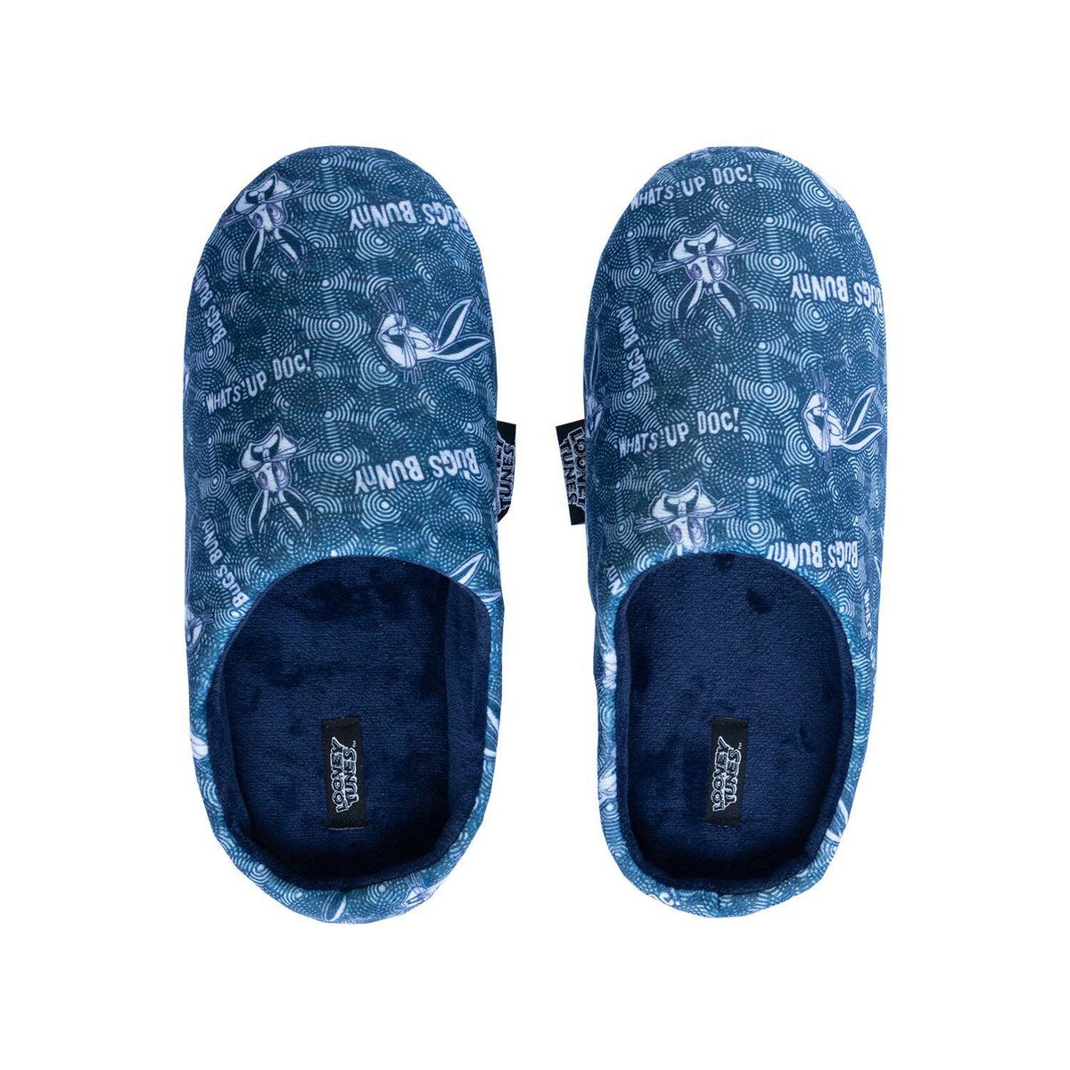 WARNER BROS - Pantufla Hombre Bunny Face Gris Looney Tunes