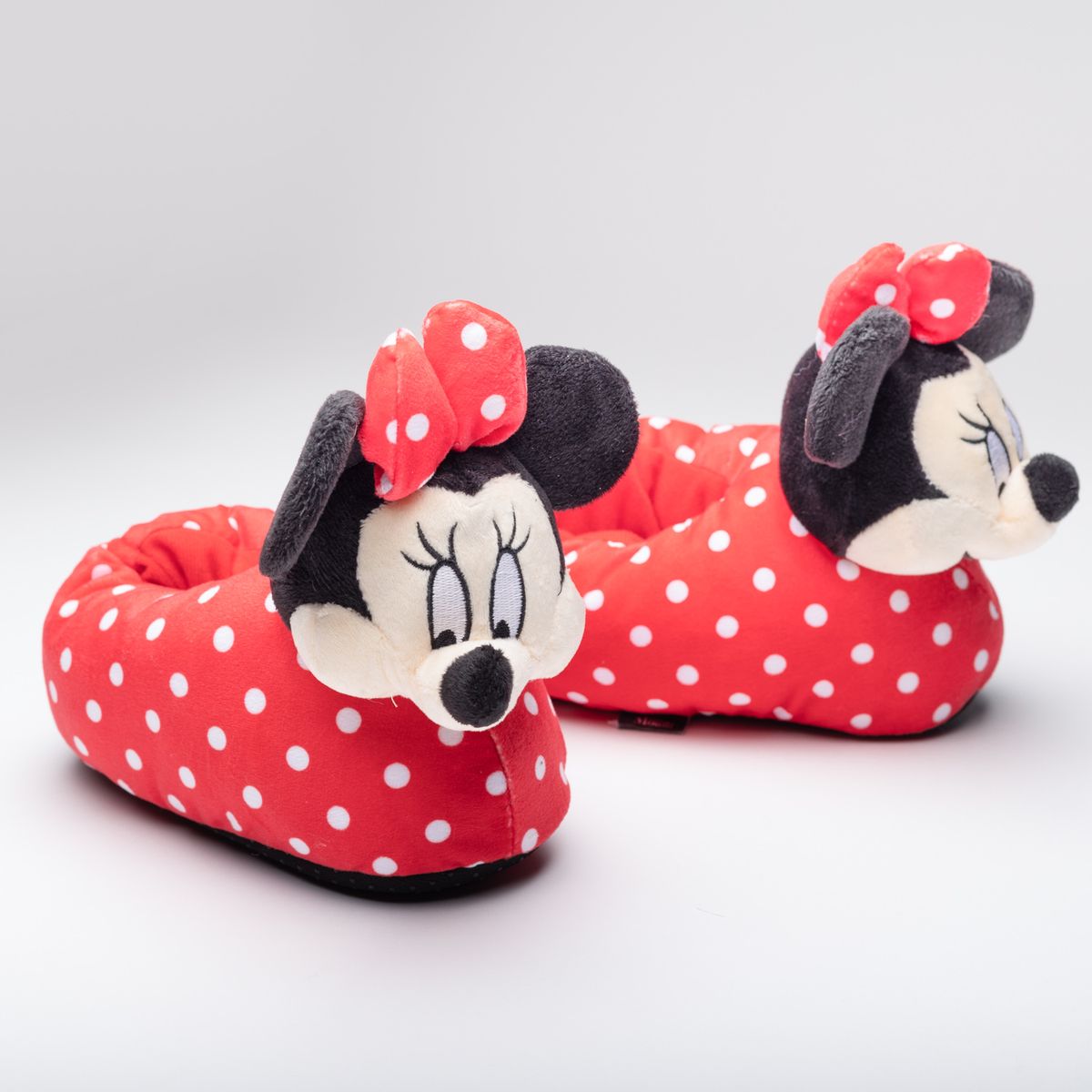 DISNEY - Pantufla 3D Niña Minnie Puntos Rojo Disney