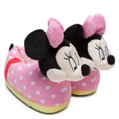 DISNEY - Pantufla 3D Niña Minnie Puntos Rosado