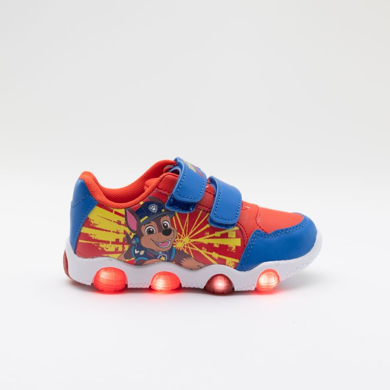 PAW PATROL - Zapatilla Luces Niño Chase Force Rojo Paw Patrol