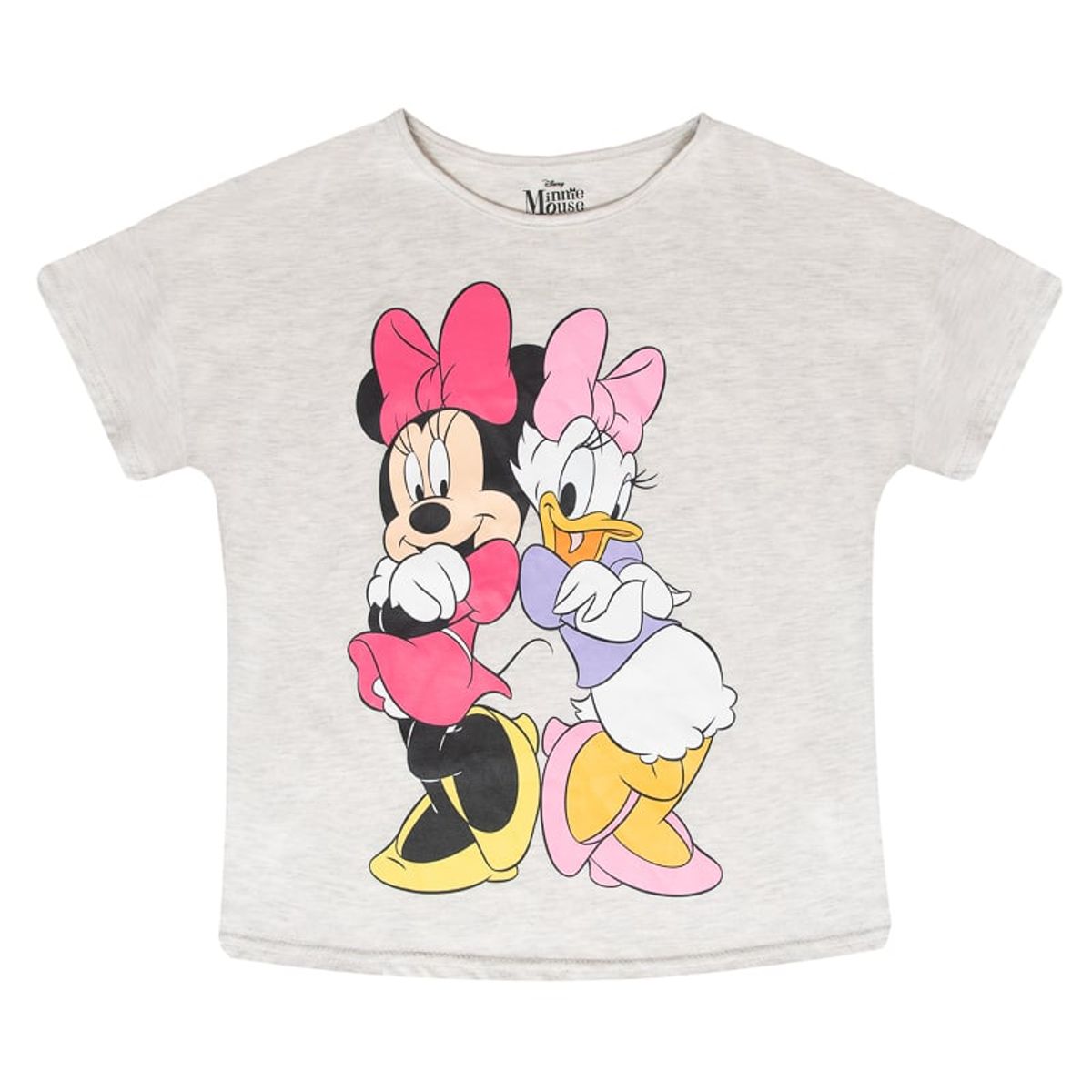 DISNEY - Polera Niña Minnie Duo Gris Disney