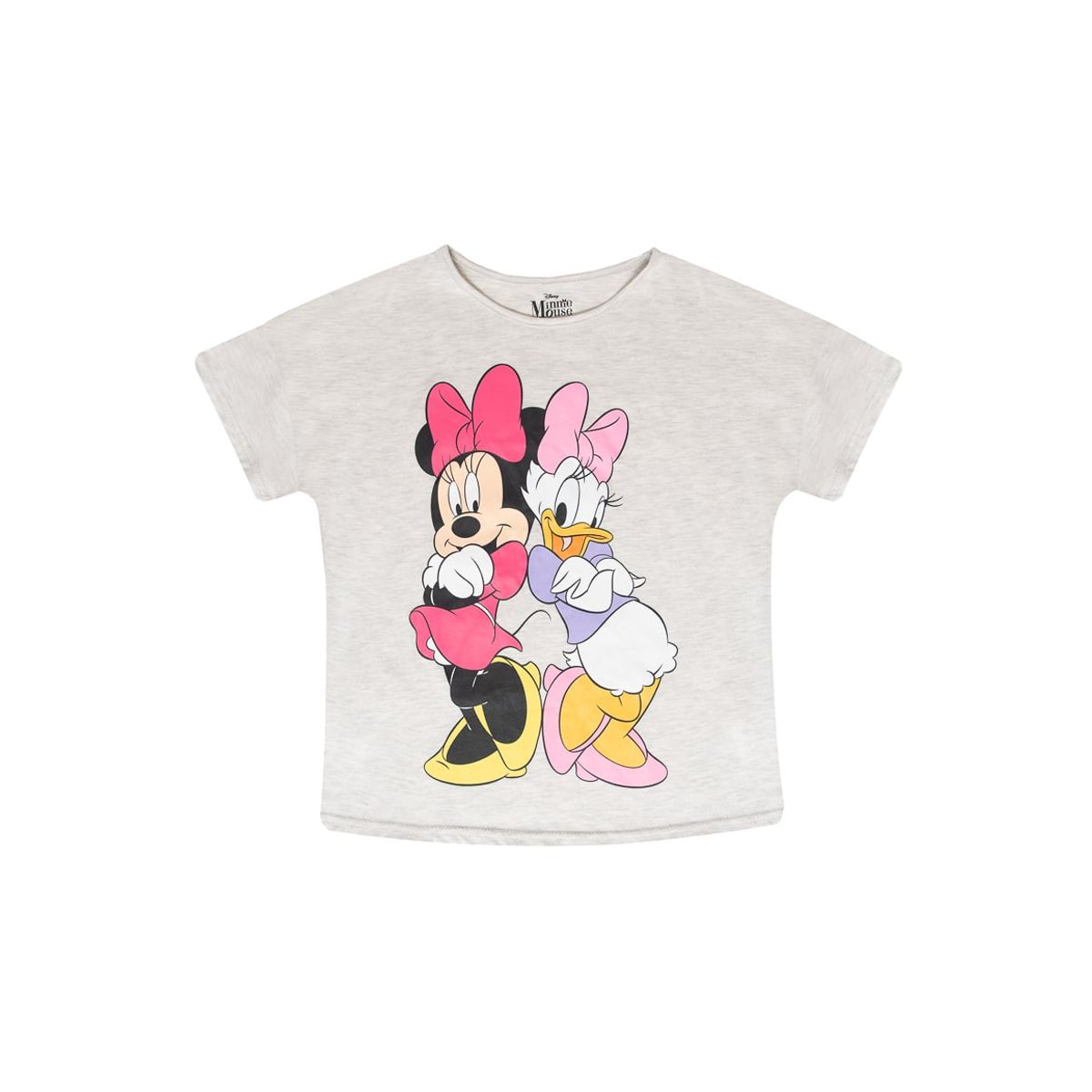DISNEY - Polera Niña Minnie Duo Gris Disney