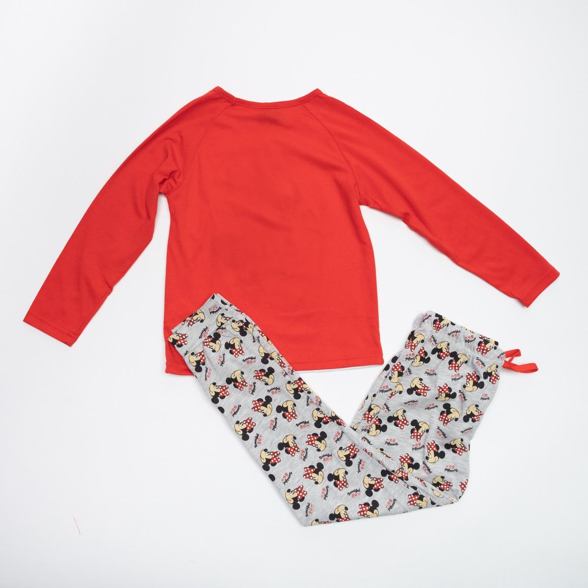 DISNEY - Pijama Niña Minnie Bow Rojo Disney