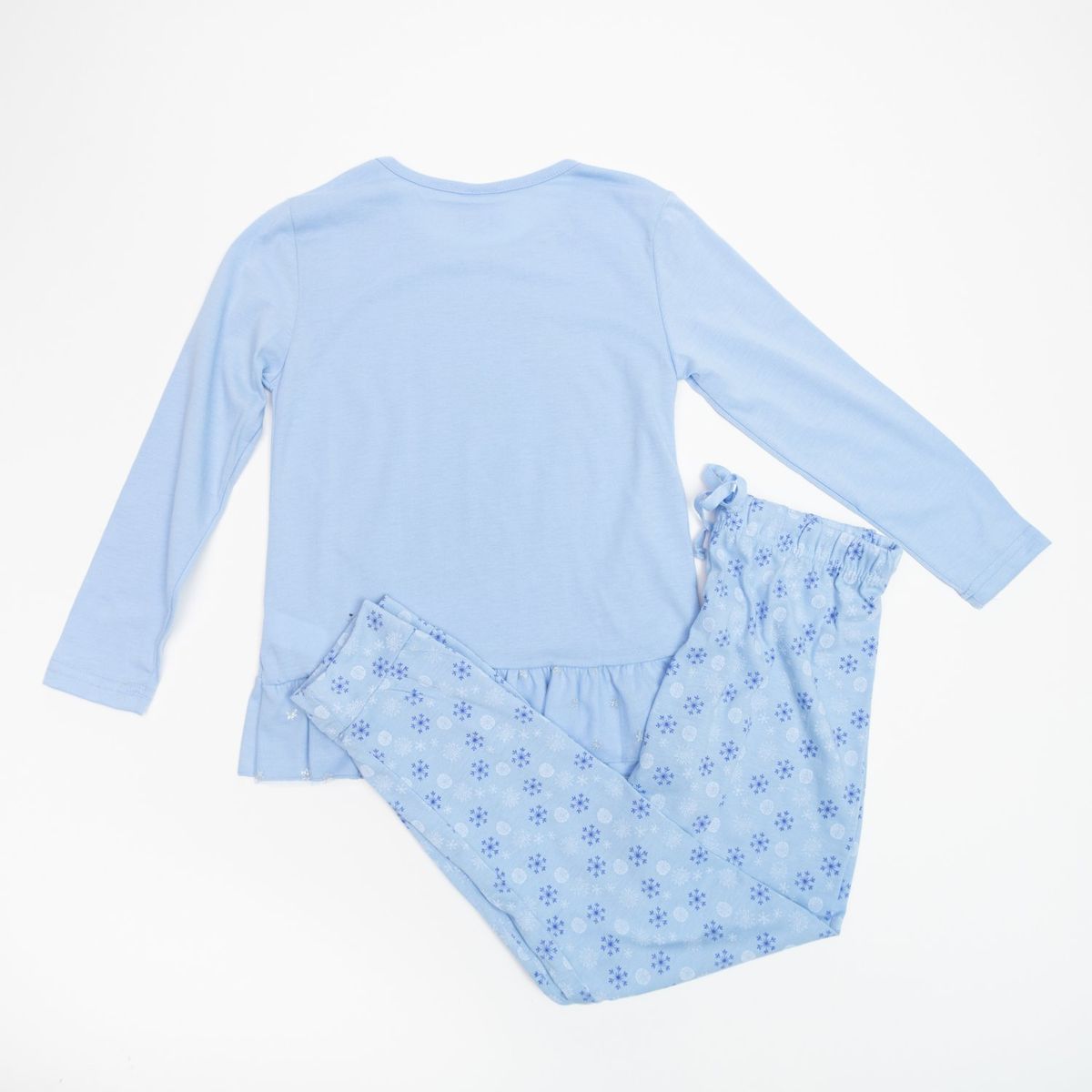 DISNEY - Pijama Niña Frozen Horse Celeste Disney