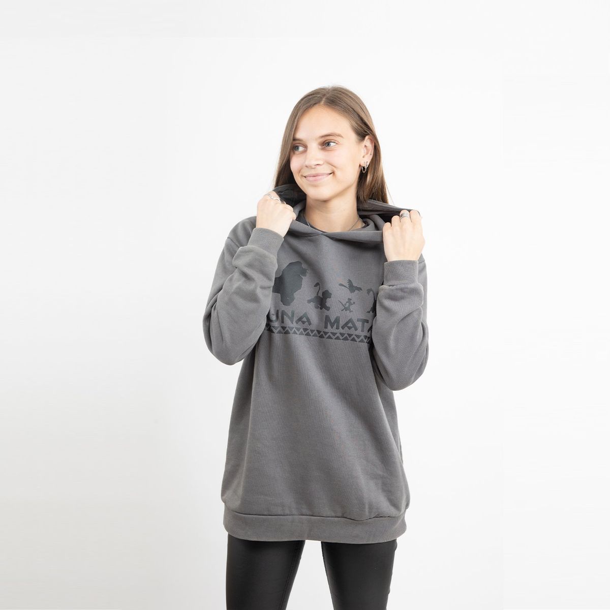 DISNEY - Poleron Mujer Rey Leon Sombras Negro Disney