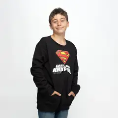 DC COMICS - Poleron Niño Superman Last Son Negro