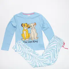 DISNEY - Pijama Niña Rey Leon Juntos Celeste