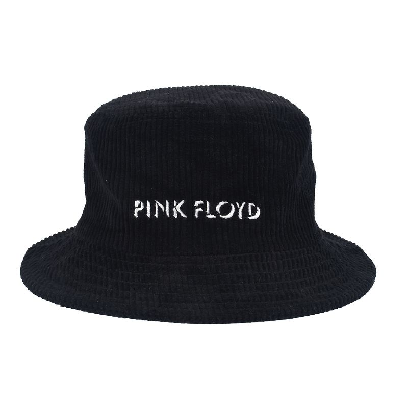 PINK FLOYD - Gorro Mujer Letra Negro Pink Floyd
