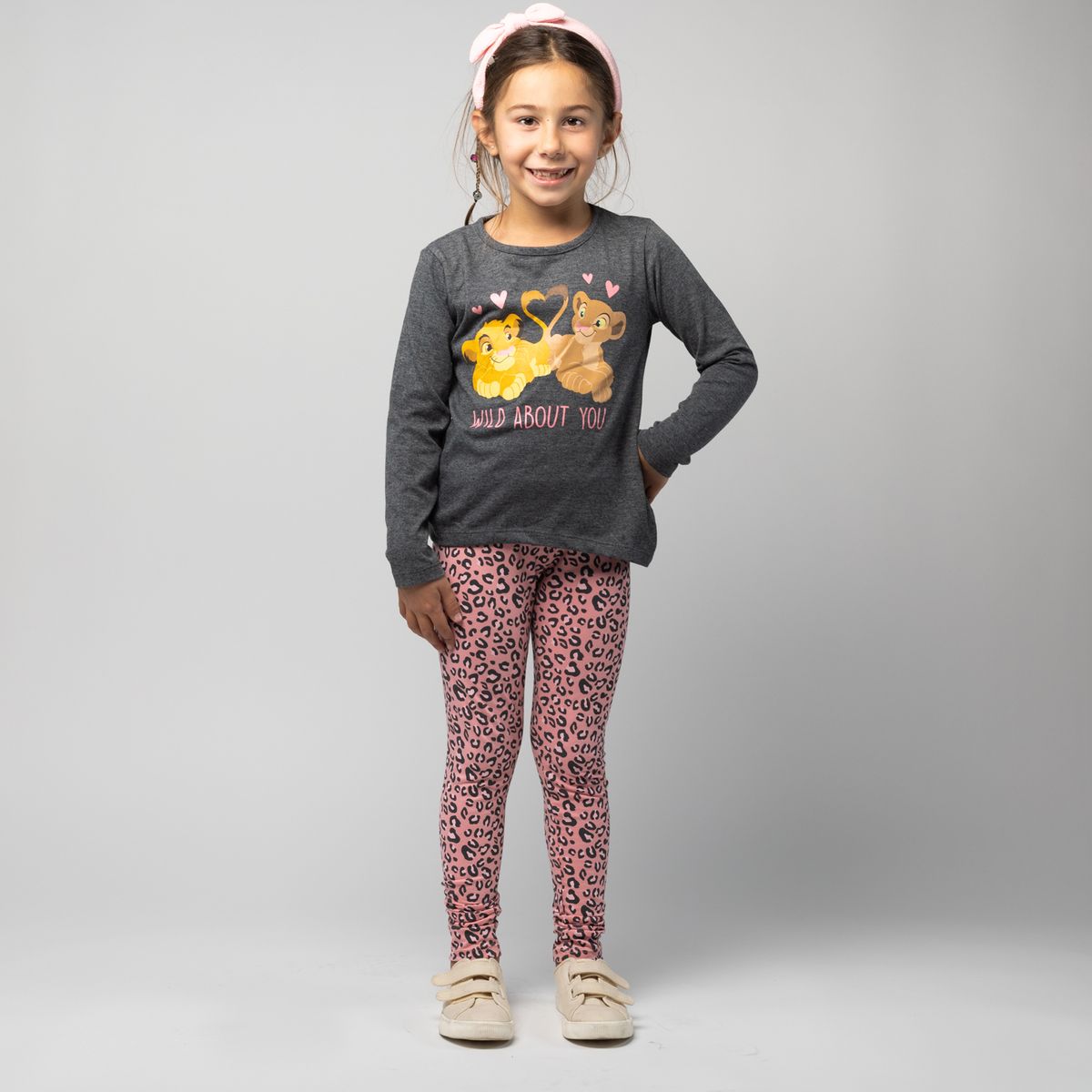 DISNEY - Conjunto Niña Rey Leon Wild About Gris Disney
