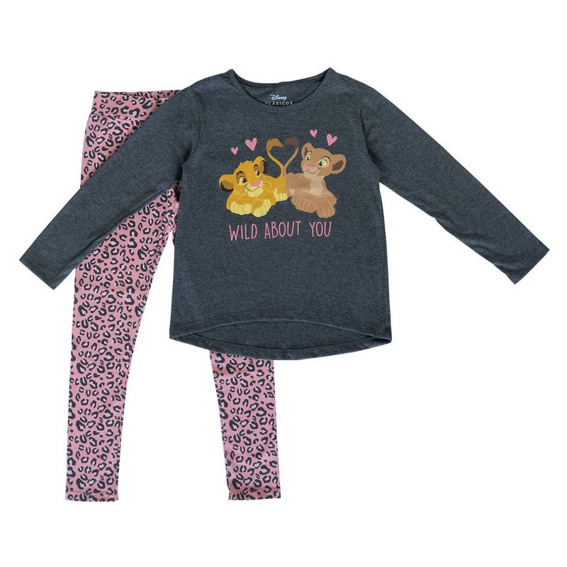 DISNEY - Conjunto Niña Rey Leon Wild About Gris Disney