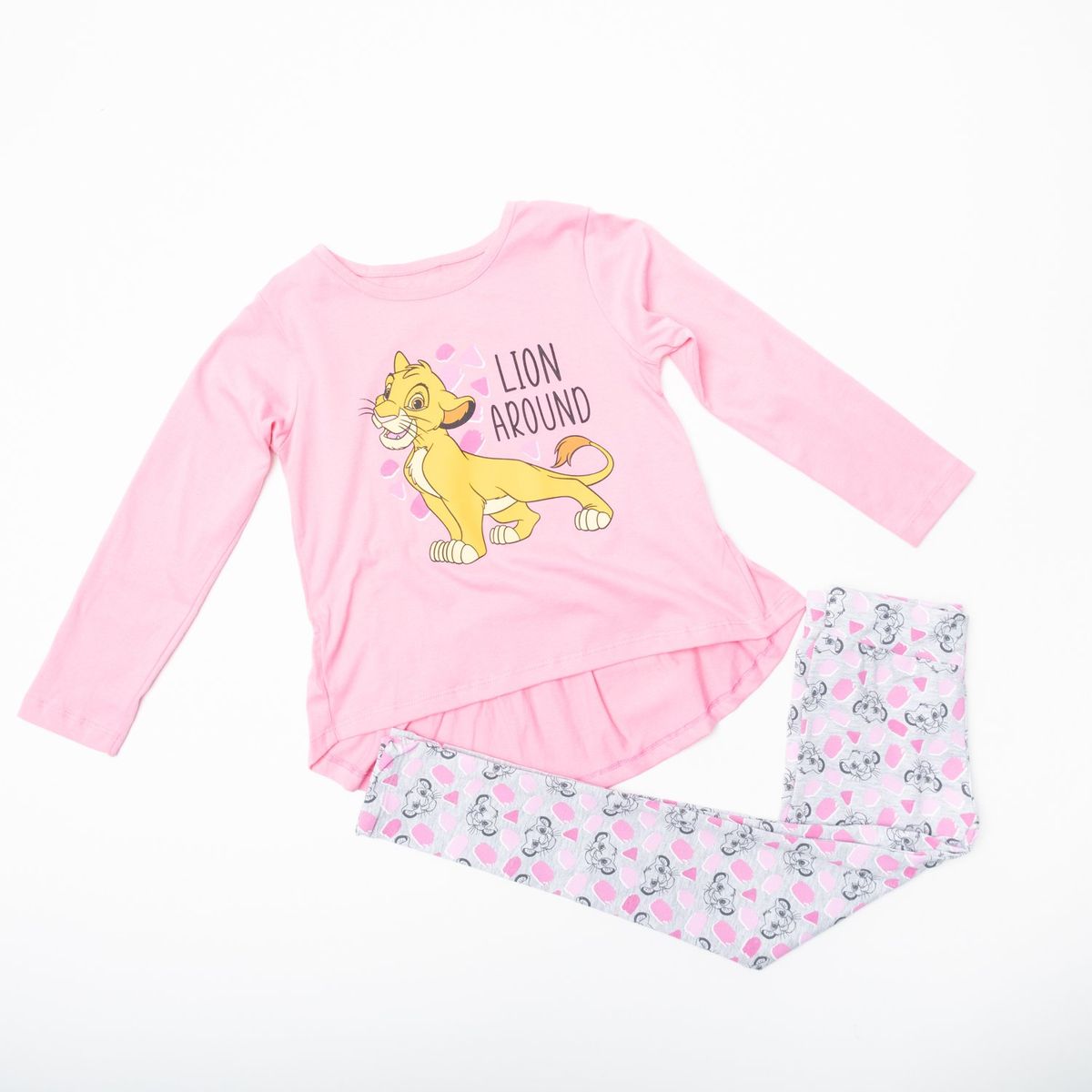 DISNEY - Conjunto Niña Rey Leon Orgulloso Rosado Disney
