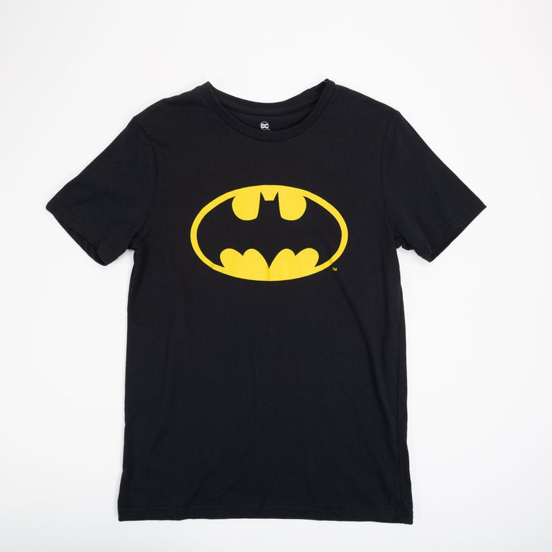 DC COMICS - Polera Hombre Batman Logo 2000 Negro Dc Comics