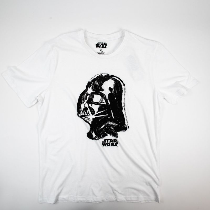 STAR WARS - Polera Hombre Darth Vader Pose Blanco Star Wars
