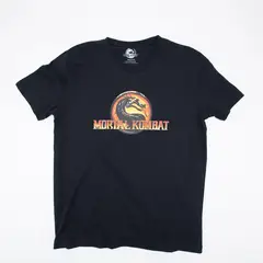 MORTAL KOMBAT - Polera Hombre YOU Logo Negro