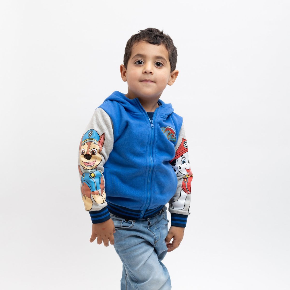 PAW PATROL - Poleron Niño Brazos Azul Paw Patrol