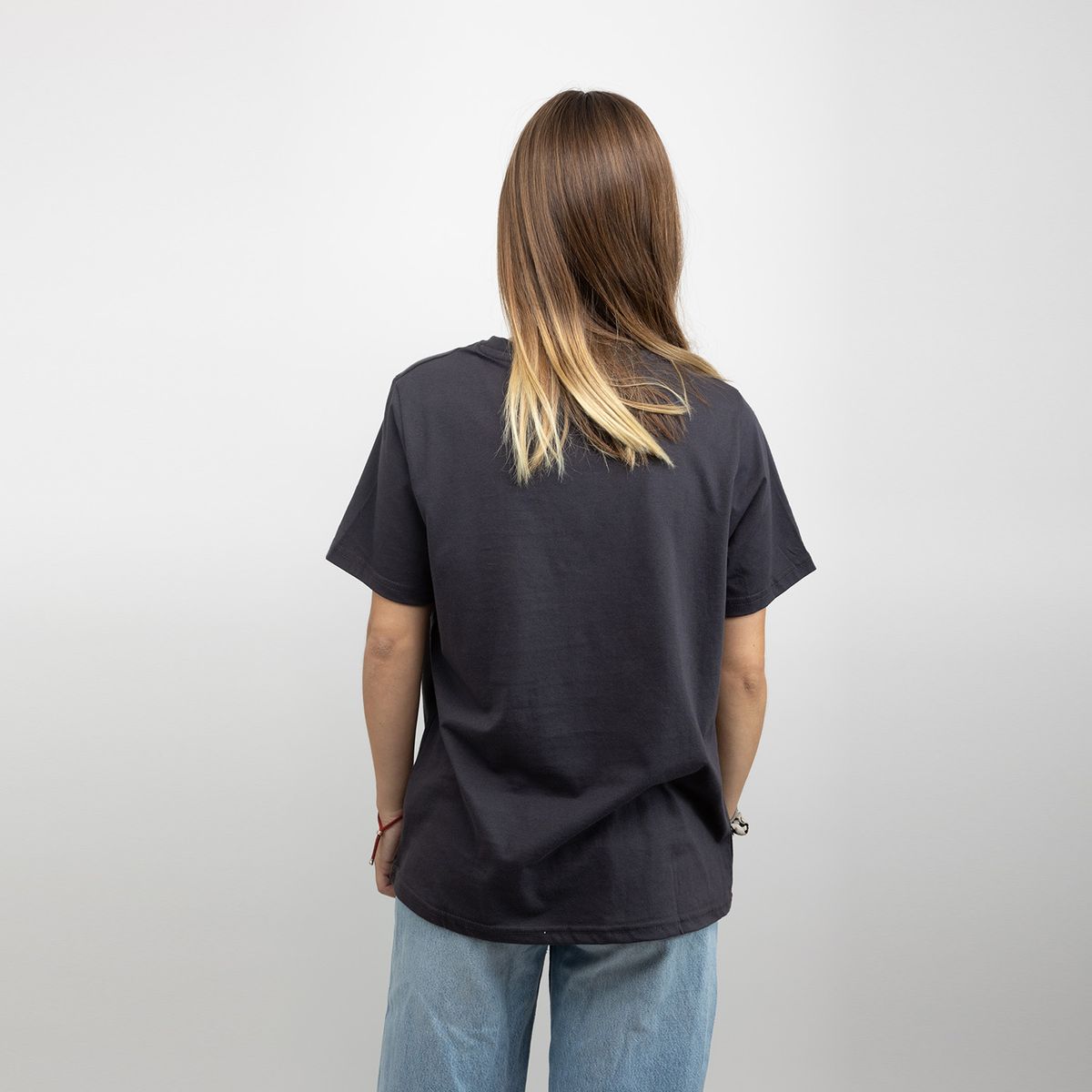 STAR WARS - Polera Mujer Grogu Little Child Gris Star Wars