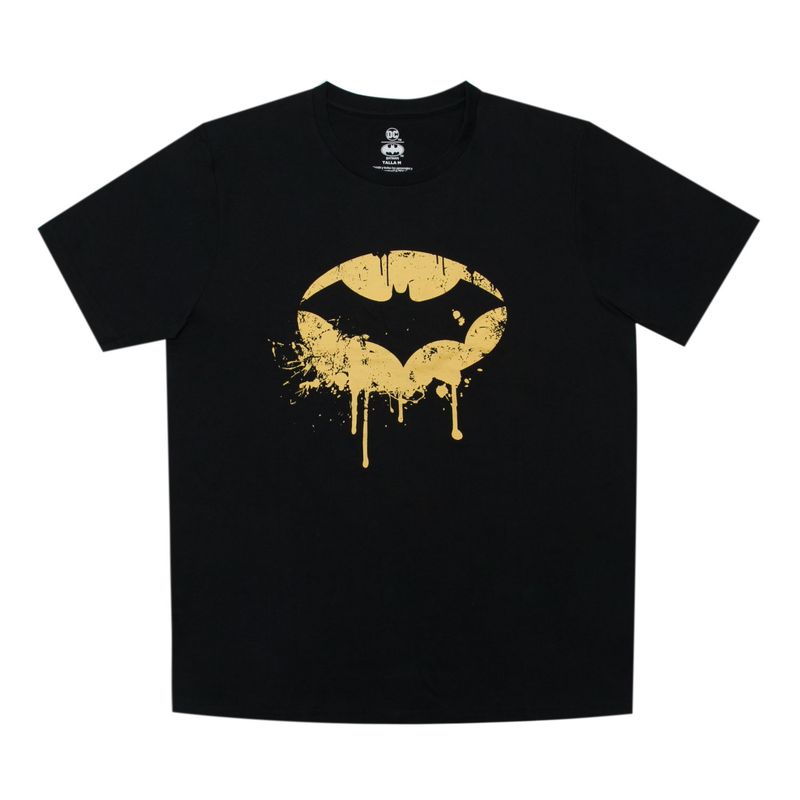 DC COMICS - Polera Hombre Batman Señal Urbana Negro Dc Comics