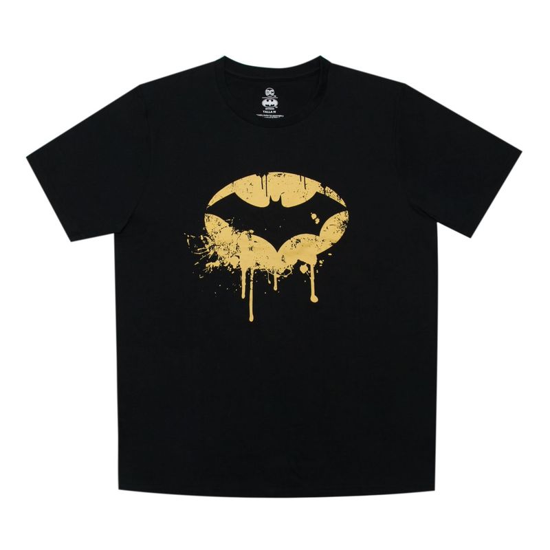 DC COMICS - Polera Hombre Batman Señal Urbana Negro Dc Comics
