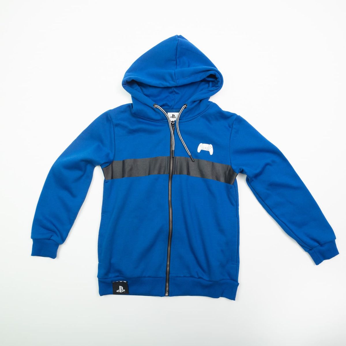 PLAYSTATION - Poleron Niño Franja Azul Playstation