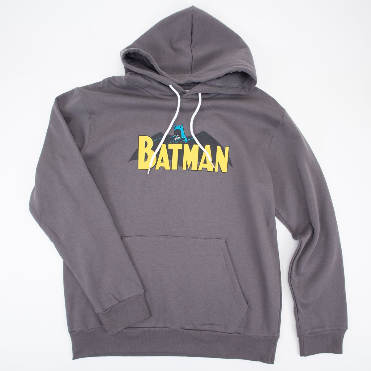 DC COMICS - Poleron Hombre YOU Dc Comics Batman Gris