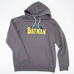 DC COMICS - Poleron Hombre YOU Batman Gris