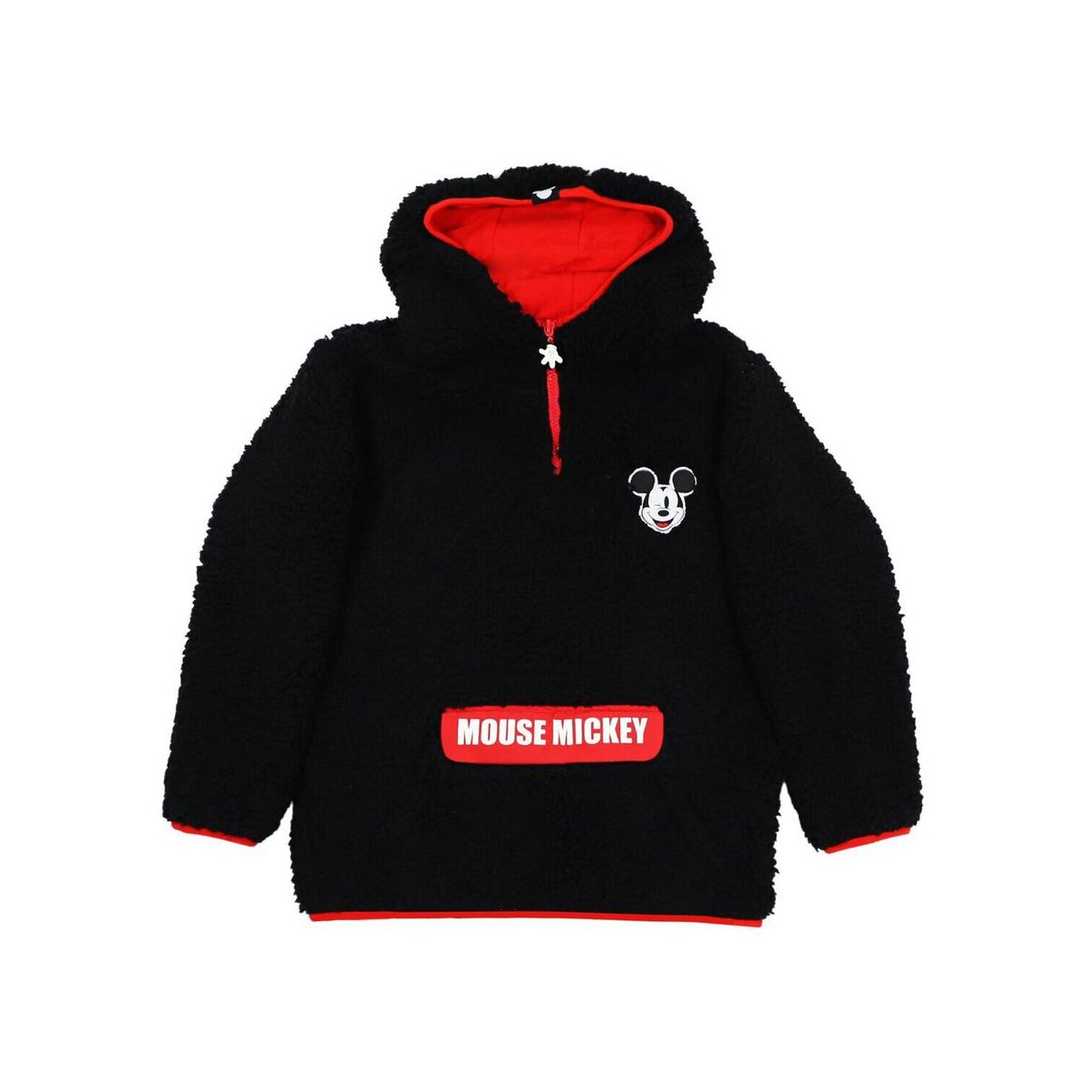 DISNEY - Polar Niño Mickey Insignia Negro Disney