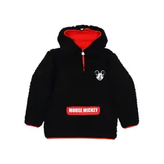 DISNEY - Polar Niño Mickey Insignia Negro