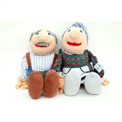 SEIGARD - Títeres Abuelo Y Abuela Cuentacuentos 40205-6 Color Gris