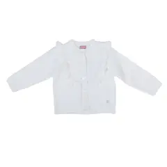 PILLIN - Chaleco Bebe Niña Blanco