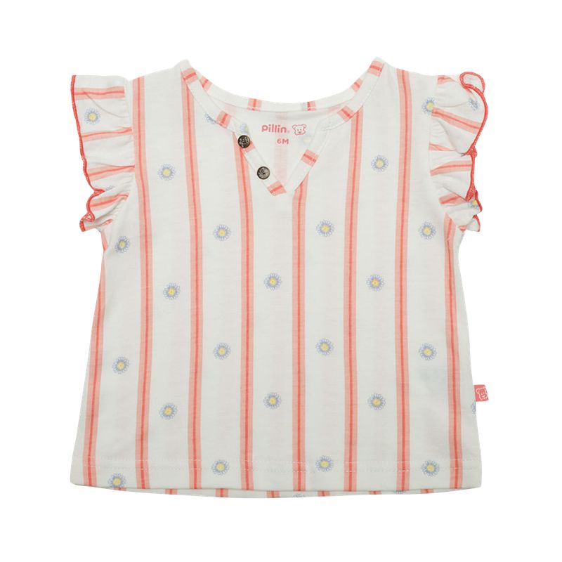 PILLIN - Polera Bebé Niña Blanco Pillin PILLIN