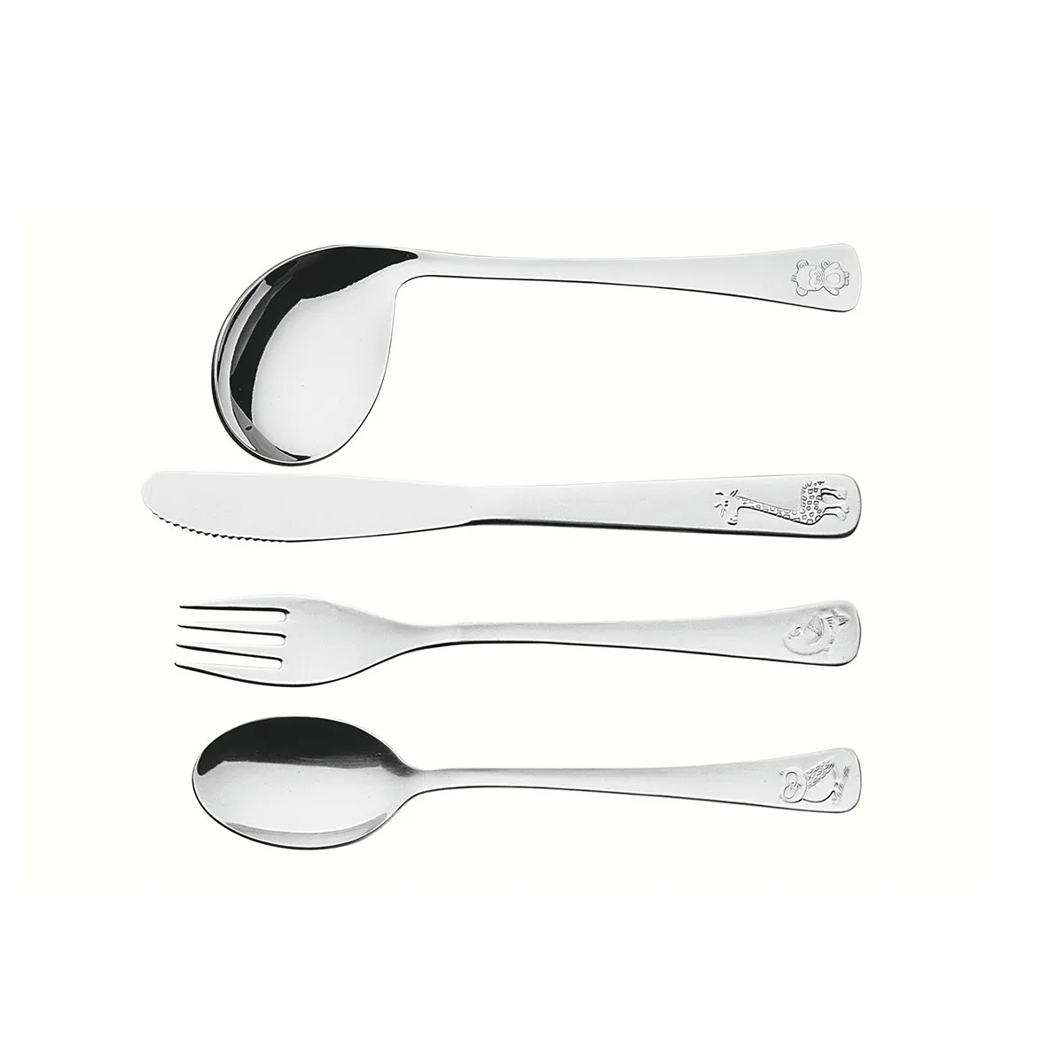 TRAMONTINA - Juego de cubiertos para niños Tramontina 4 piezas