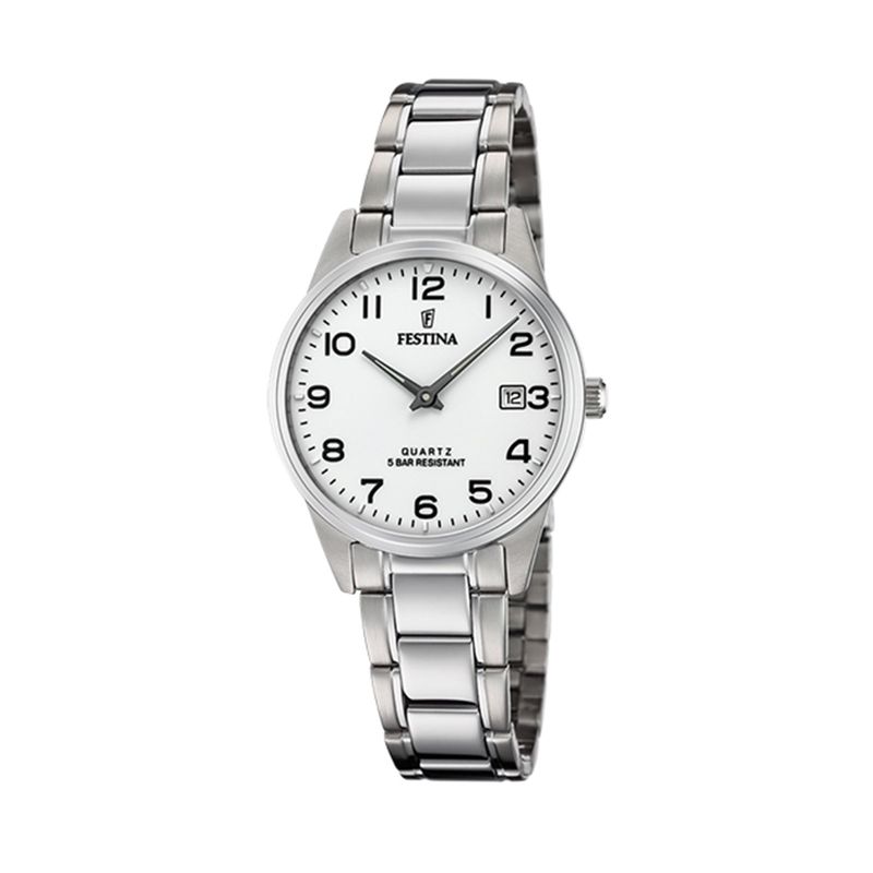 FESTINA - Reloj F20509/1 Festina Plateado Mujer Acero Clásico