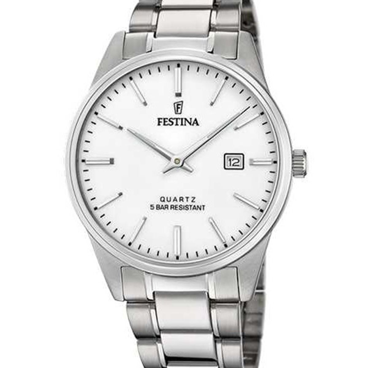 FESTINA - Reloj F20511/2 Festina Plateado Hombre Acero Clásico