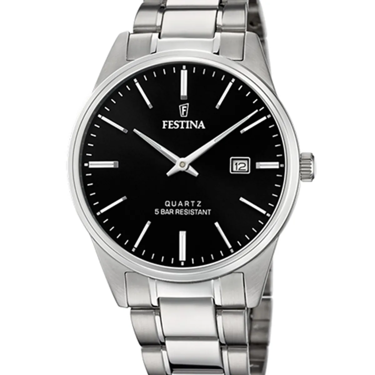 FESTINA - Reloj F20511/4 Festina Negro Hombre Acero Clasico