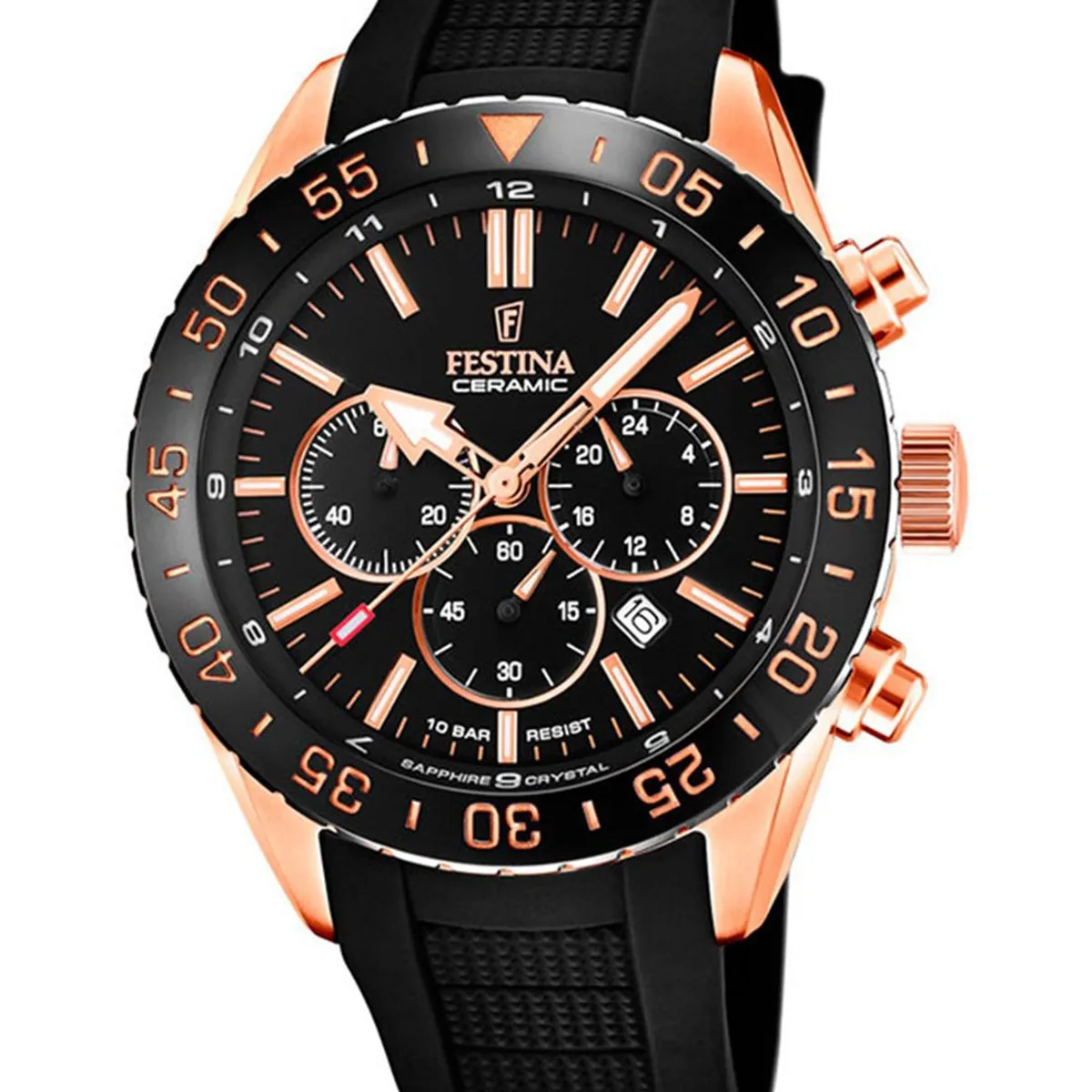 FESTINA - Reloj F20516/2 Festina Negro Hombre Ceramic