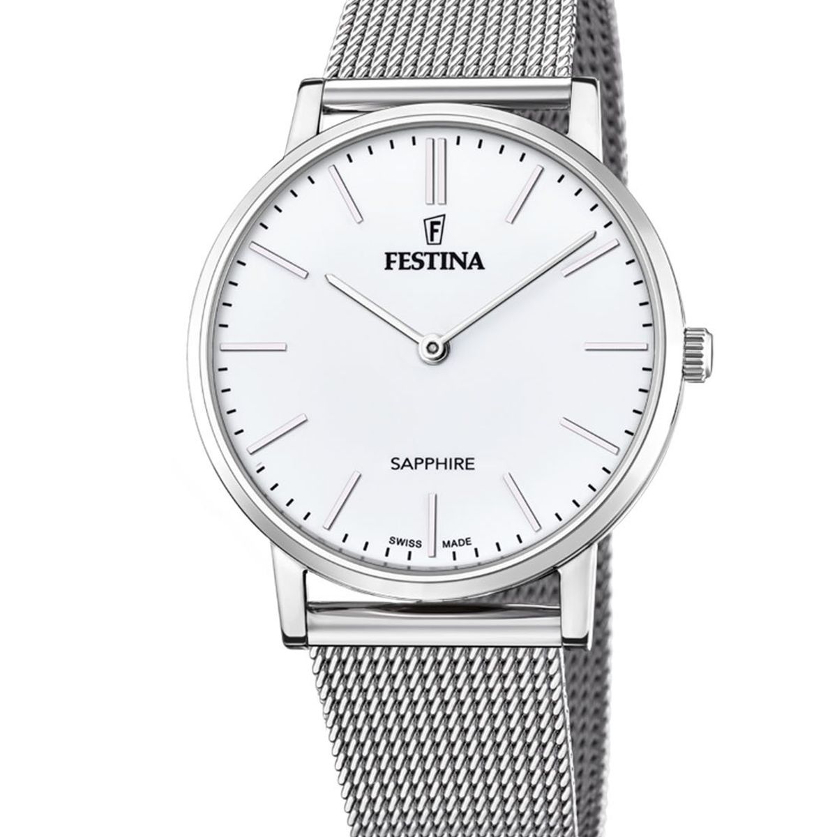 FESTINA SWISS - Reloj F20014/1 Festina Swiss Blanco Hombre Swiss Made