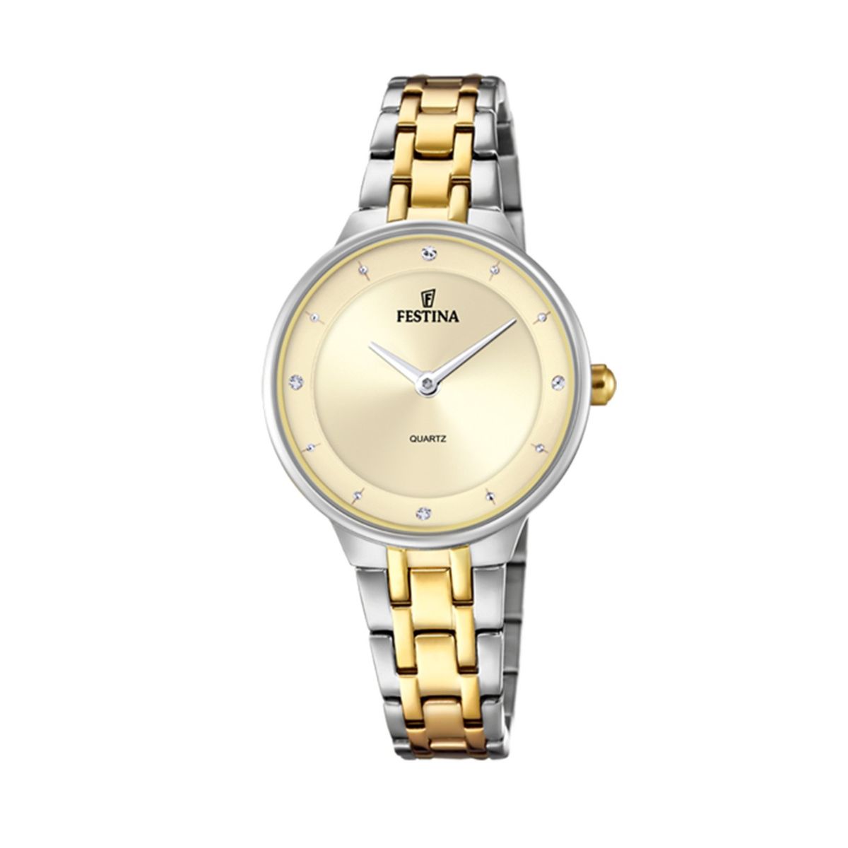 FESTINA - Reloj F20625/2 Festina Champaña Mujer Mademoiselle