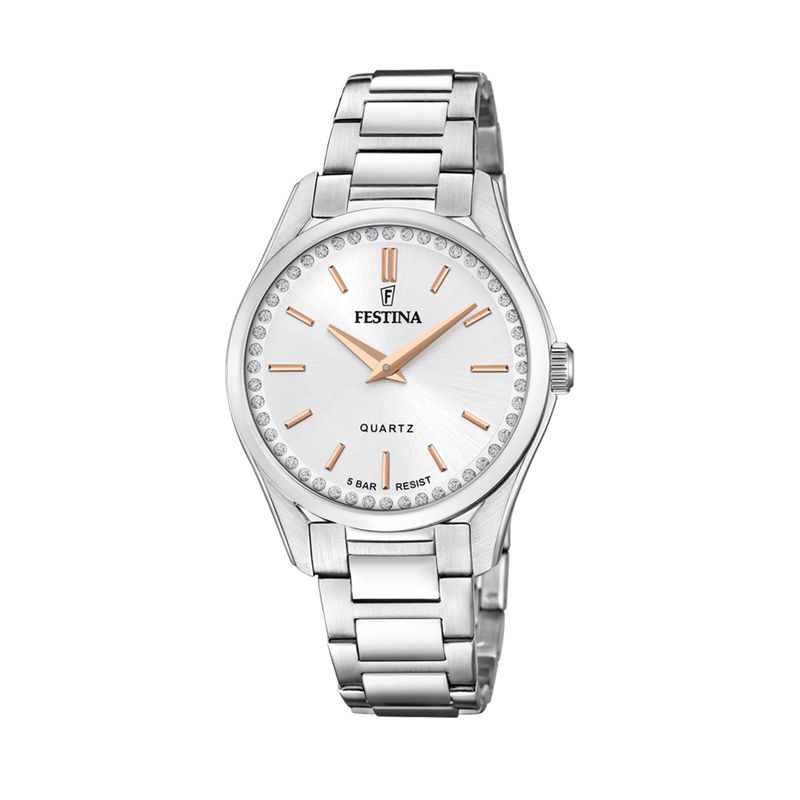 FESTINA - Reloj F20583/1 Festina Plateado Mujer Mademoiselle