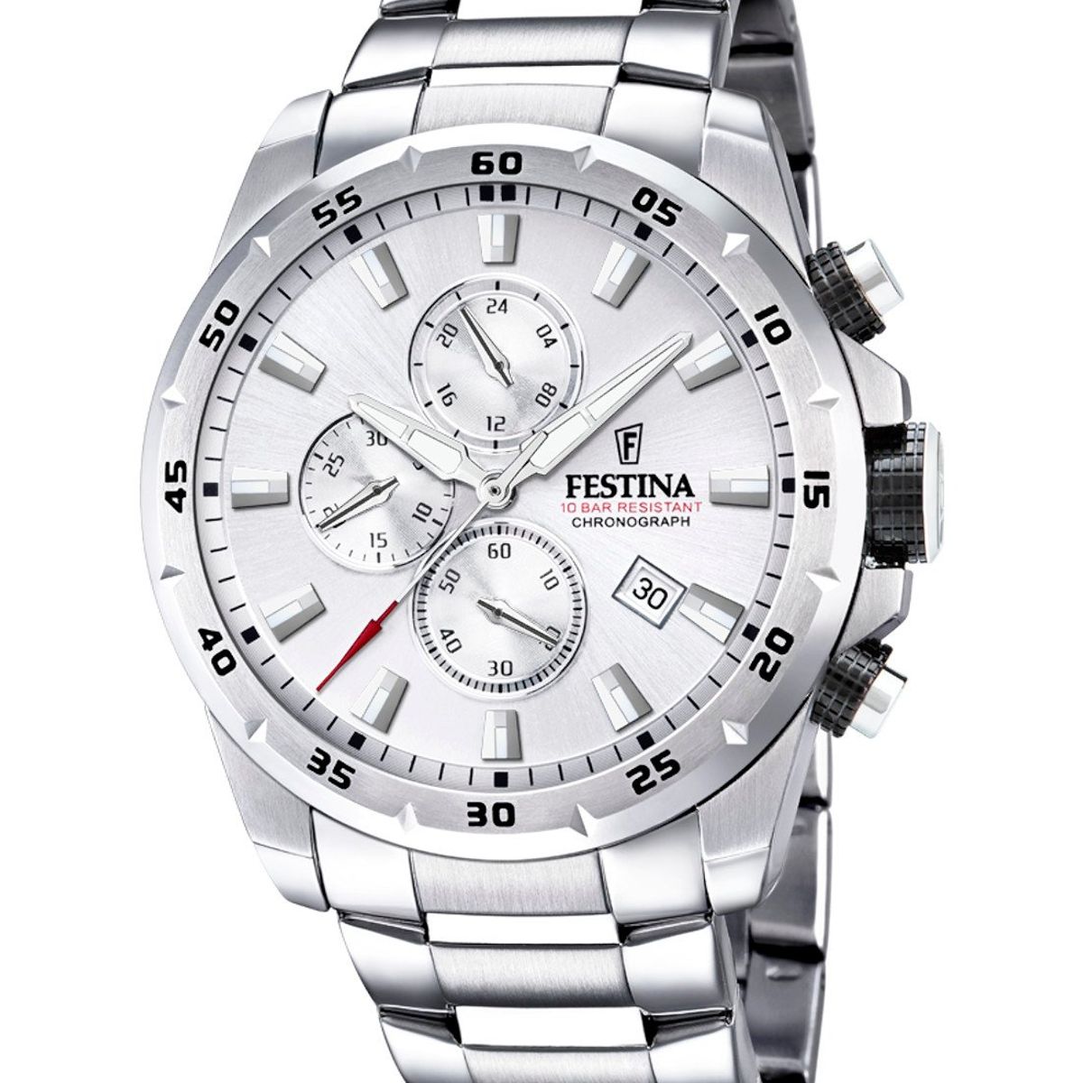 FESTINA - Reloj F20463/1 Festina Plateado Hombre Chrono Sport