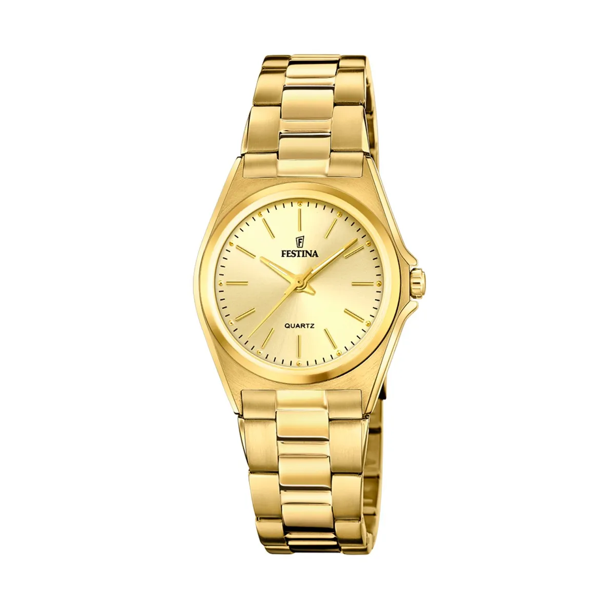 FESTINA - Reloj F20557/3 Festina Champaña Mujer Acero Clasico