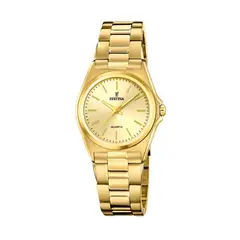 FESTINA - Reloj F20557/3 Champaña Mujer Acero Clasico