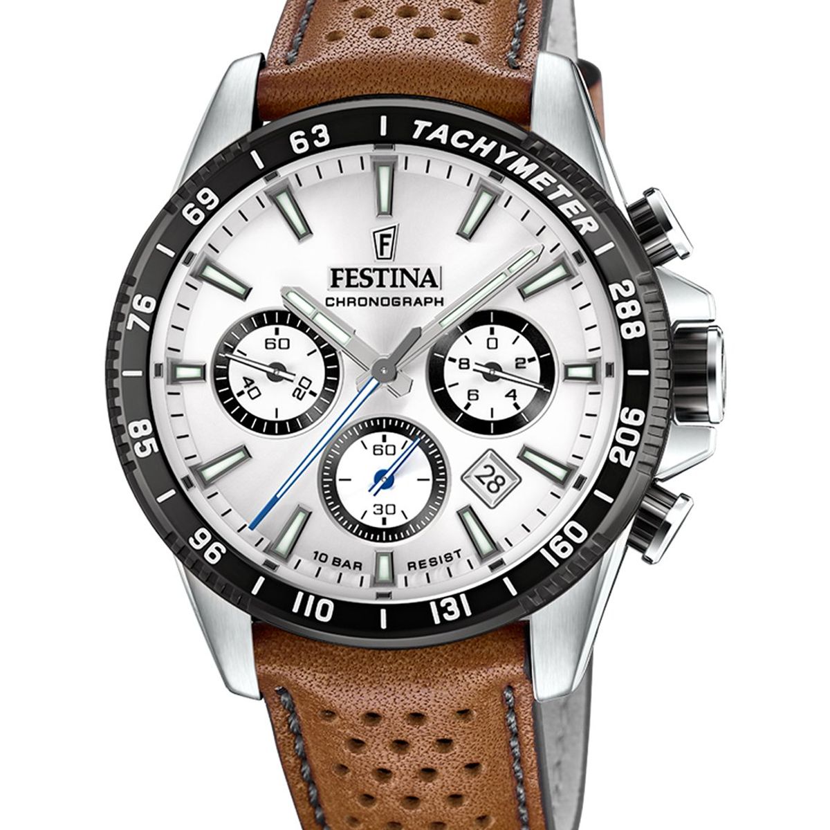FESTINA - Reloj F20561/1 Festina Plateado Hombre Timeless Chronograph