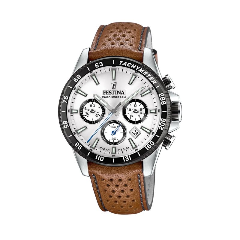 FESTINA - Reloj F20561/1 Festina Plateado Hombre Timeless Chronograph