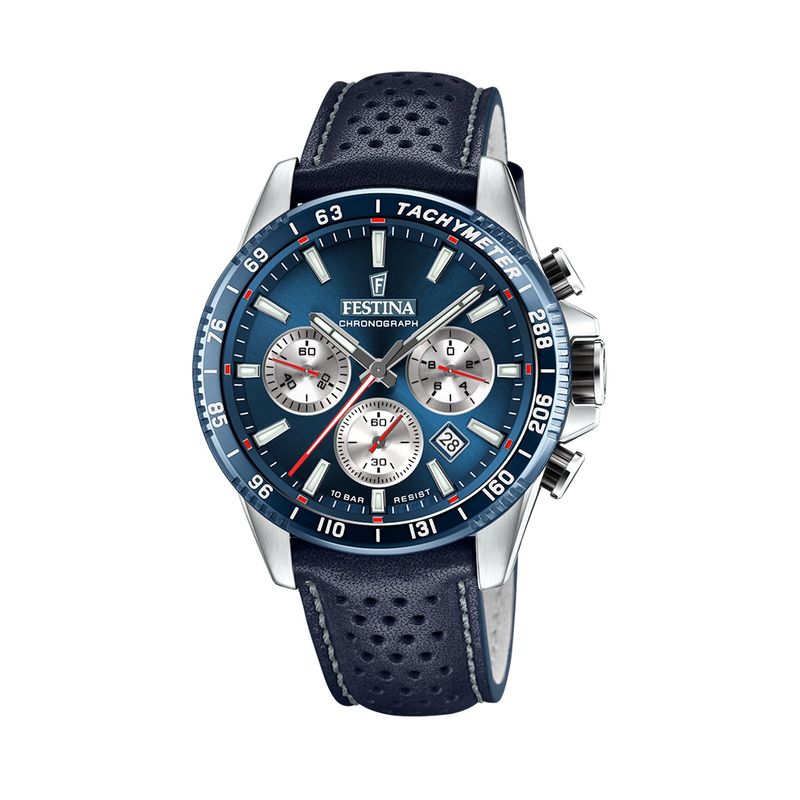 FESTINA - Reloj F20561/2 Festina Azul Oscuro Hombre Timeless Chronograph