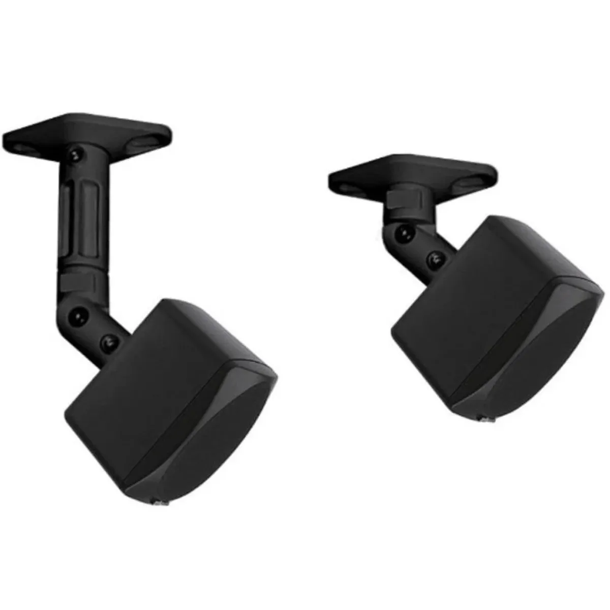 GENERICO - SOPORTE PARLANTE A MURO O TECHO 2 UNI NEGRO ATORNILLABLE