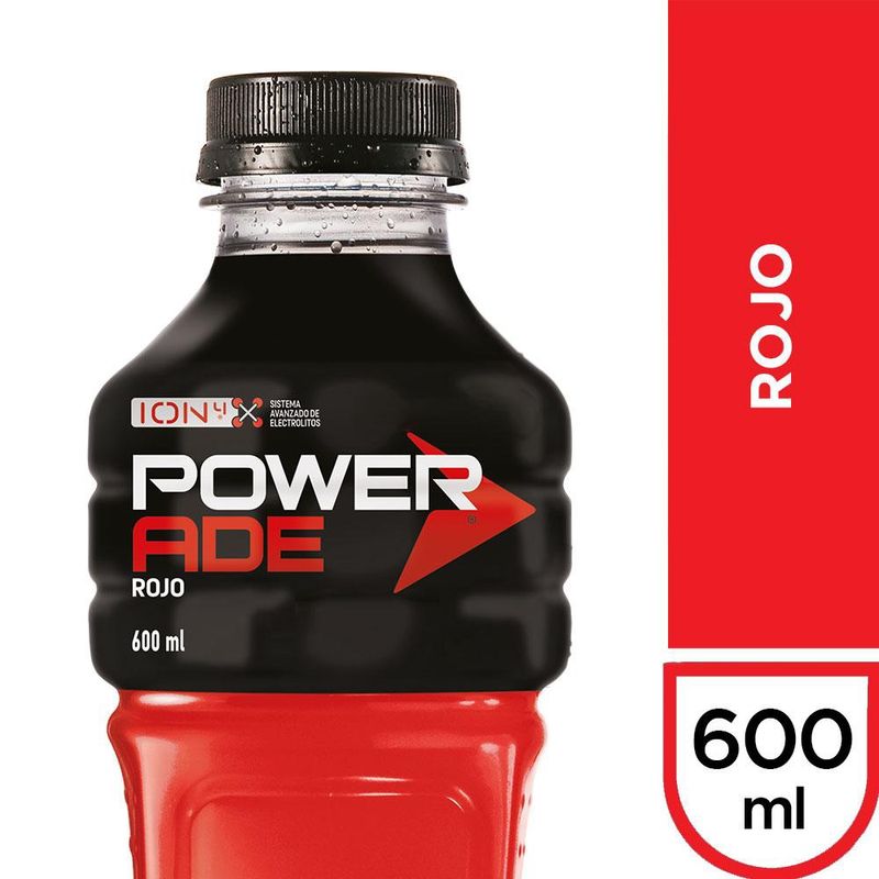 POWERADE - Isotónica Powerade Rojo Botella 600cc POWERADE