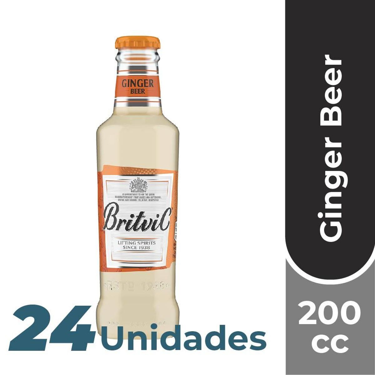 BRITVIC - Ginger Beer Britvic 24 Botellas x 200 CC BRITVIC