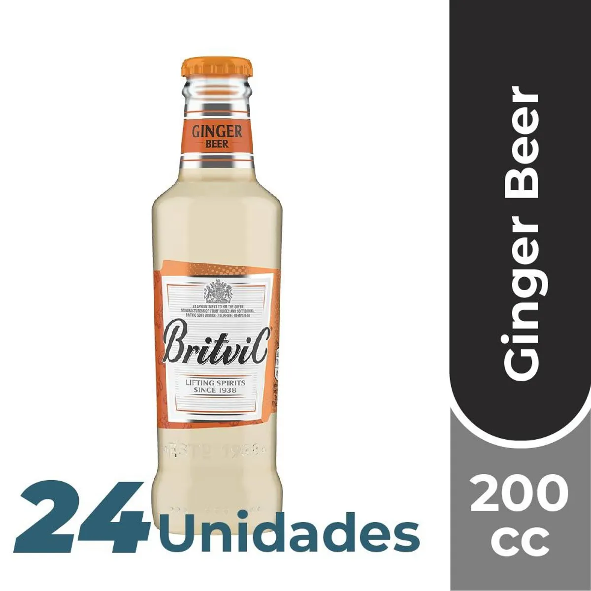 BRITVIC - Ginger Beer Britvic 24 Botellas x 200 CC BRITVIC